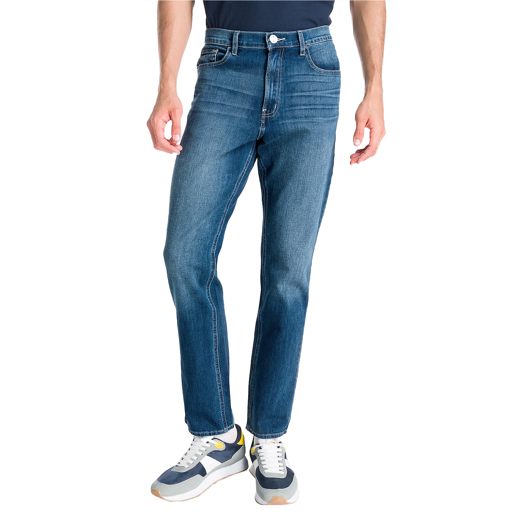 Pantalón Para Hombre Slim Straight Basic Marca Oggi®