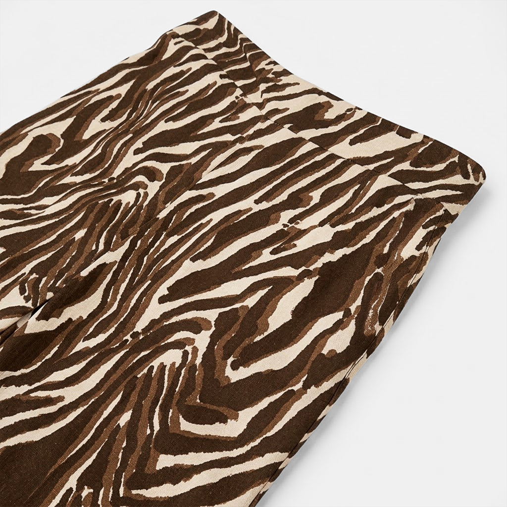Pantalón Palazzo Animal Print Mujer Tipo Lino 56613 Stop®