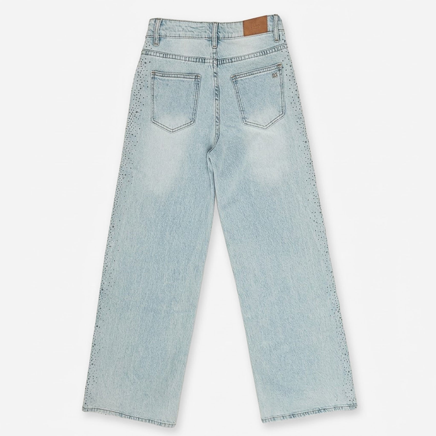 Pantalón Recto Holgado Jeans Para Mujer Dxd0626 Marca Doux®