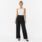 Pantalon Con Cinturon Para Mujer Mod. Kf099 Marca Julys®