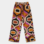 Pantalón Palazo Estampado Retro Casual Mujer W41101 Bobois®