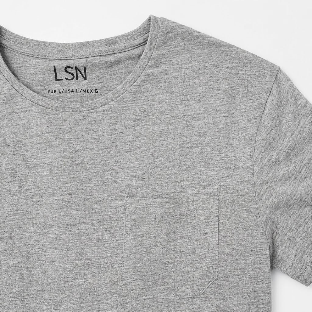 Playera Casual Básica De Hombre Mod.21k-1633al Gris Losan®