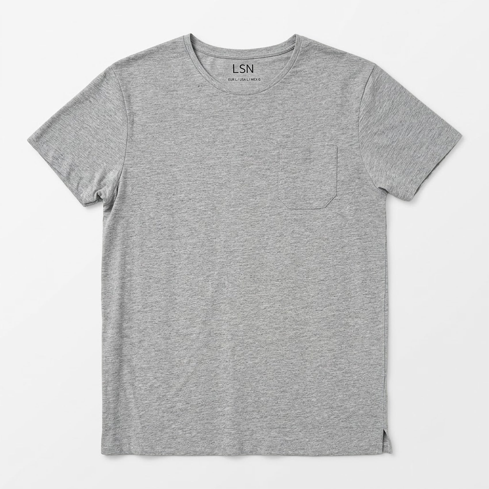 Playera Casual Básica De Hombre Mod.21k-1633al Gris Losan®