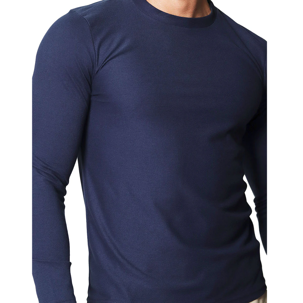 Playera De Hombre Manga Larga Mod.a35302 Marca Bobois®