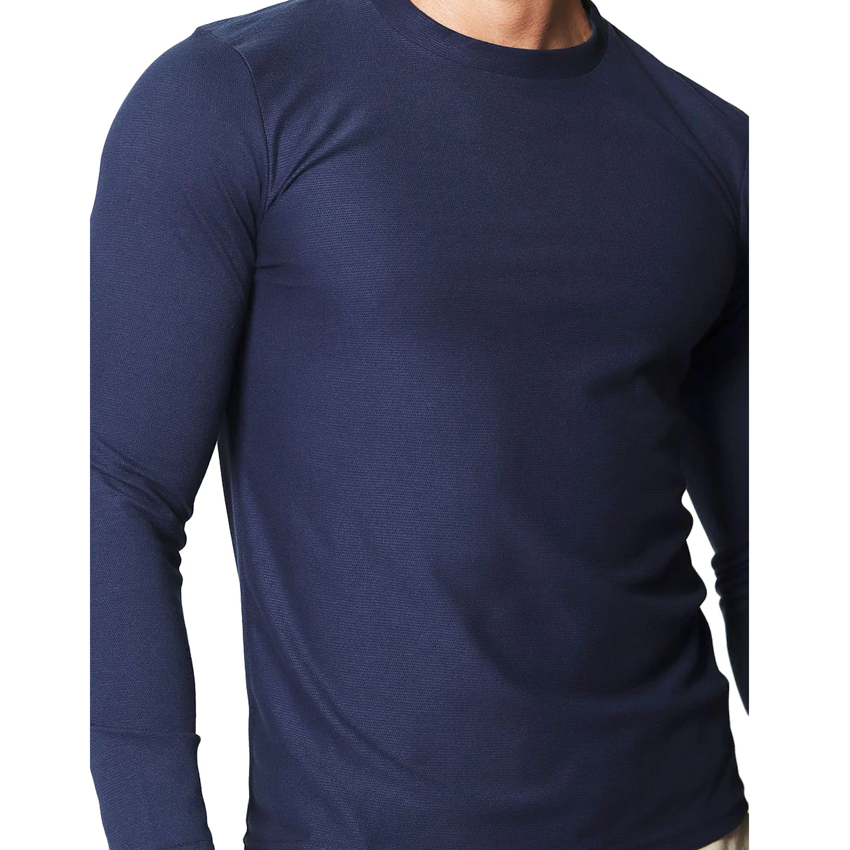 Playera De Hombre Manga Larga Mod.a35302 Marca Bobois®