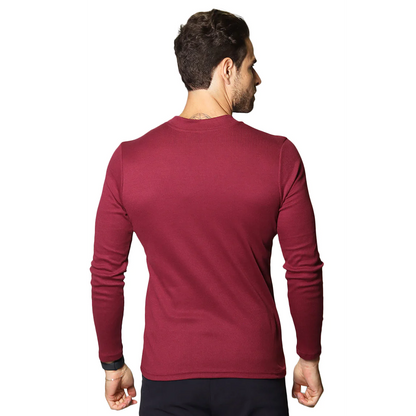 Playera De Hombre Manga Larga Mod.a35303 Marca Bobois®