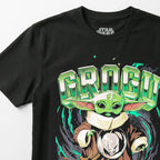 Playera Oversize Fit De Hombre Grogu Force Mascara De Latex®