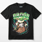 Playera Oversize Fit De Hombre Grogu Force Mascara De Latex®