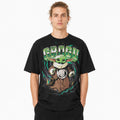 Playera Oversize Fit De Hombre Grogu Force Mascara De Latex®