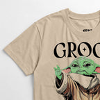 Playera Oversize Fit De Hombre Grogu Mascara De Latex®