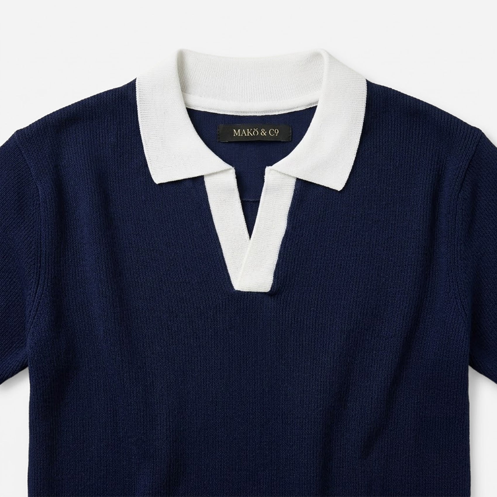 Playera Polo Semi Formal Para Hombre Mkhc0034 Makn & Co®