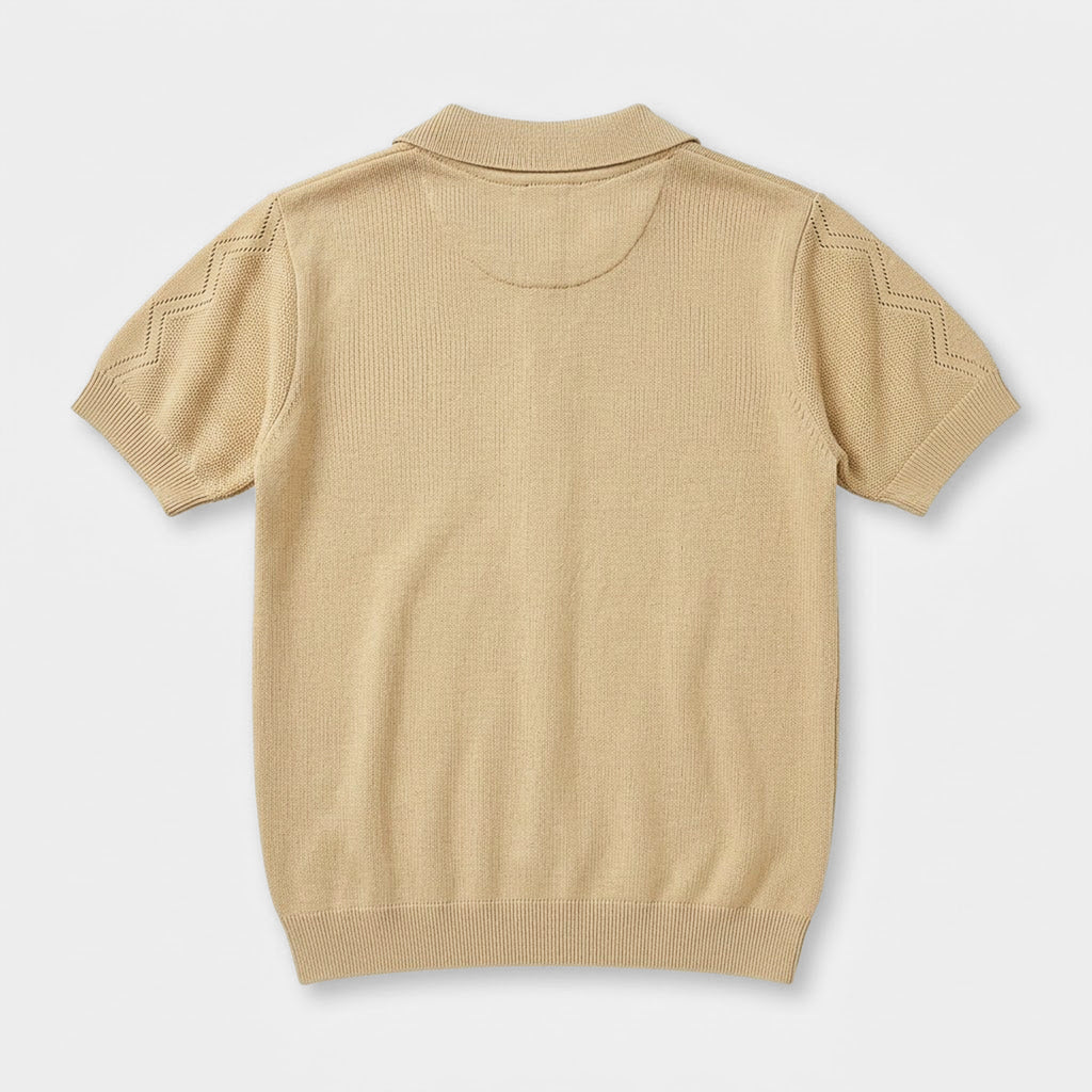 Playera Polo De Punto Para Hombre Mkhc0053 Marca Makn&co®