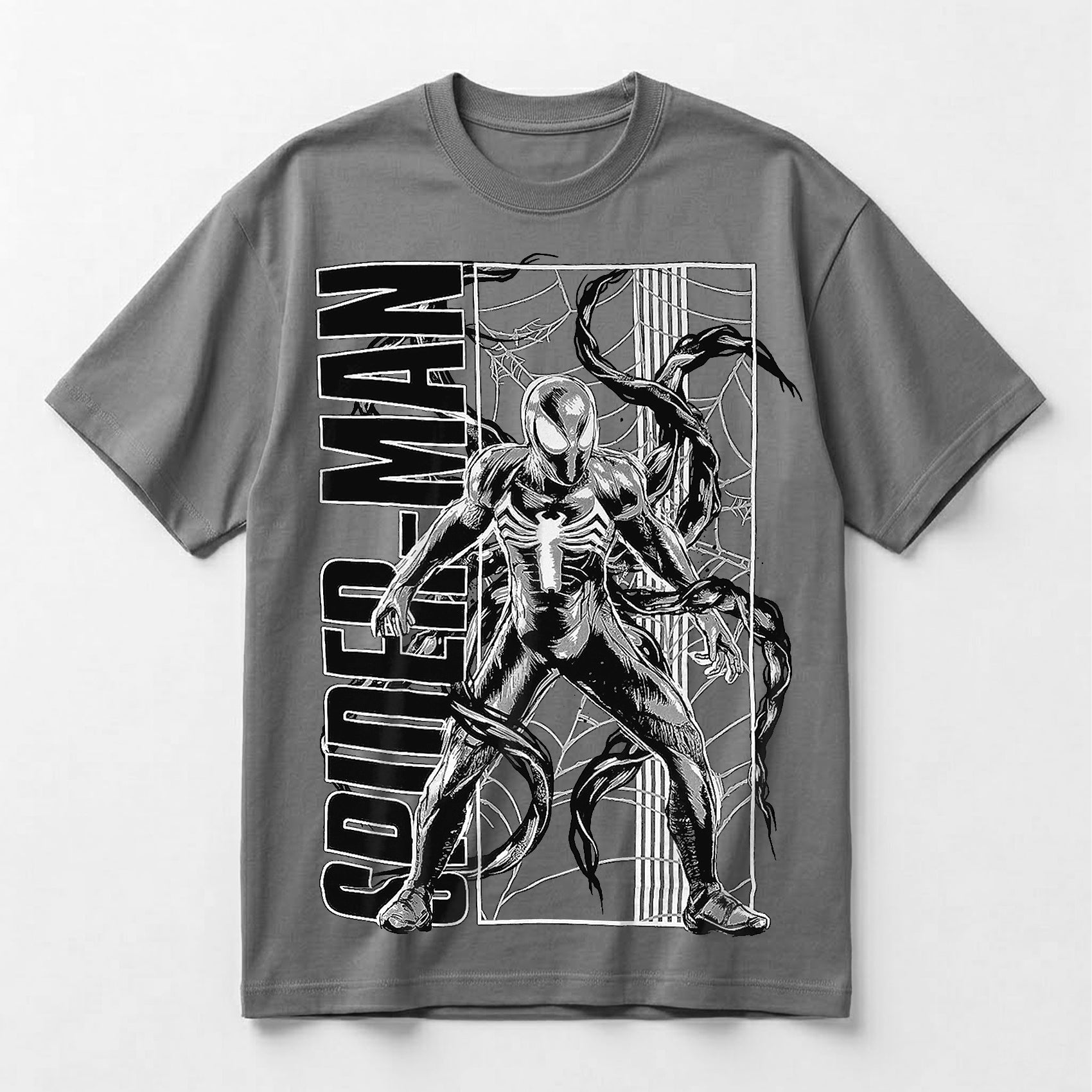 Playera Oversize Fit De Hombre Simbionte Mascara De Latex®