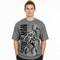Playera Oversize Fit De Hombre Simbionte Mascara De Latex®