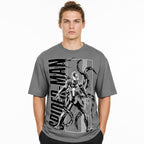 Playera Oversize Fit De Hombre Simbionte Mascara De Latex®