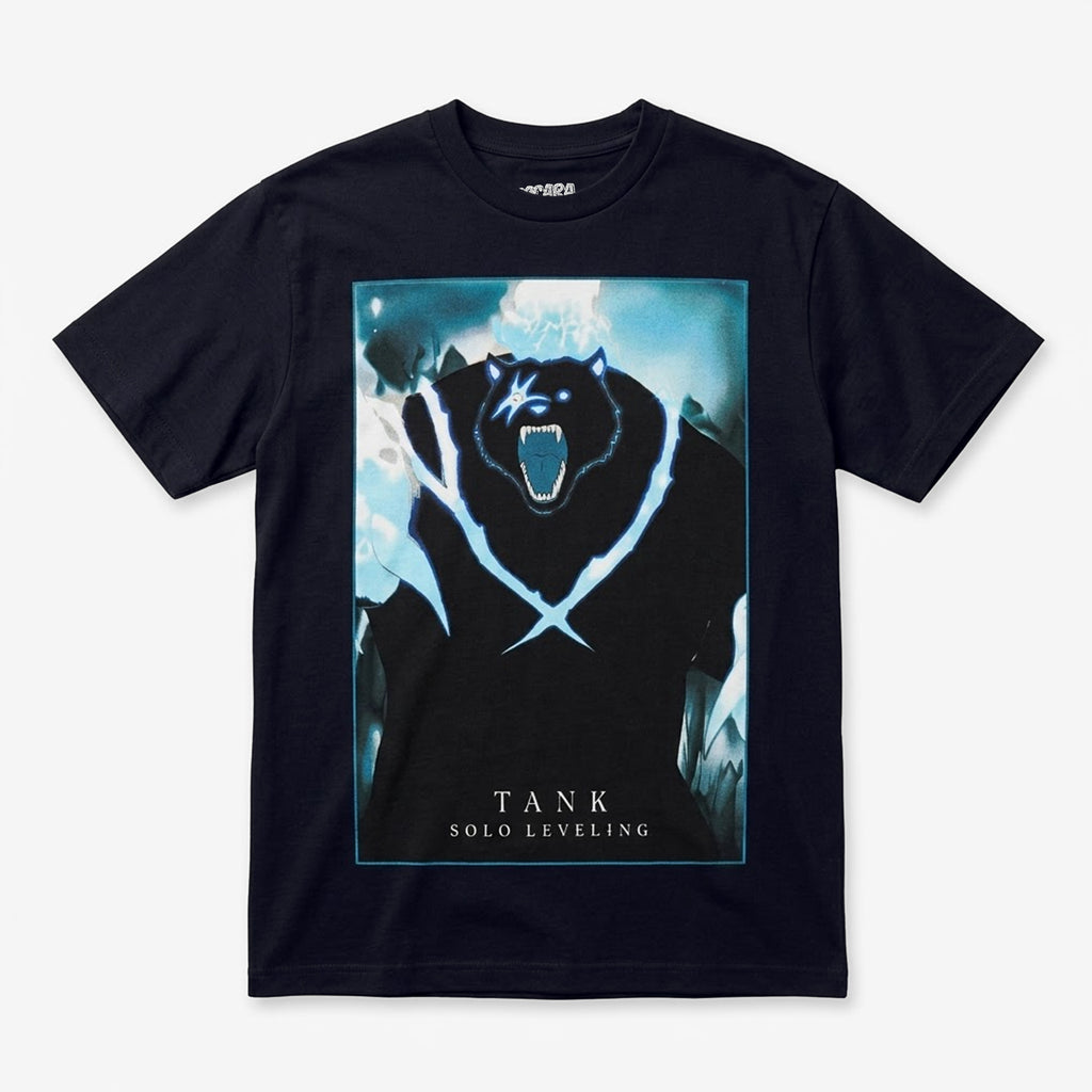 Playera Oversize Fit Hombre Solo Leveling Mascara De Latex®