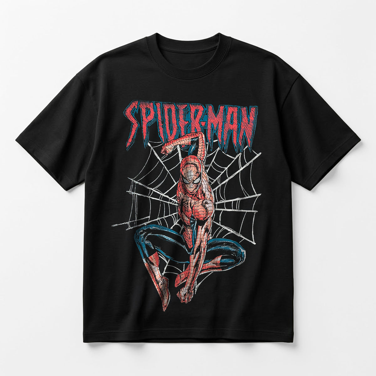 Playera Oversize Fit Hombre Spider Force Mascara De Latex®