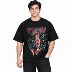Playera Oversize Fit Hombre Spider Force Mascara De Latex®
