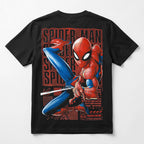 Playera Oversize Fit De Hombre Spider Mascara De Latex®