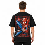 Playera Oversize Fit De Hombre Spider Mascara De Latex®