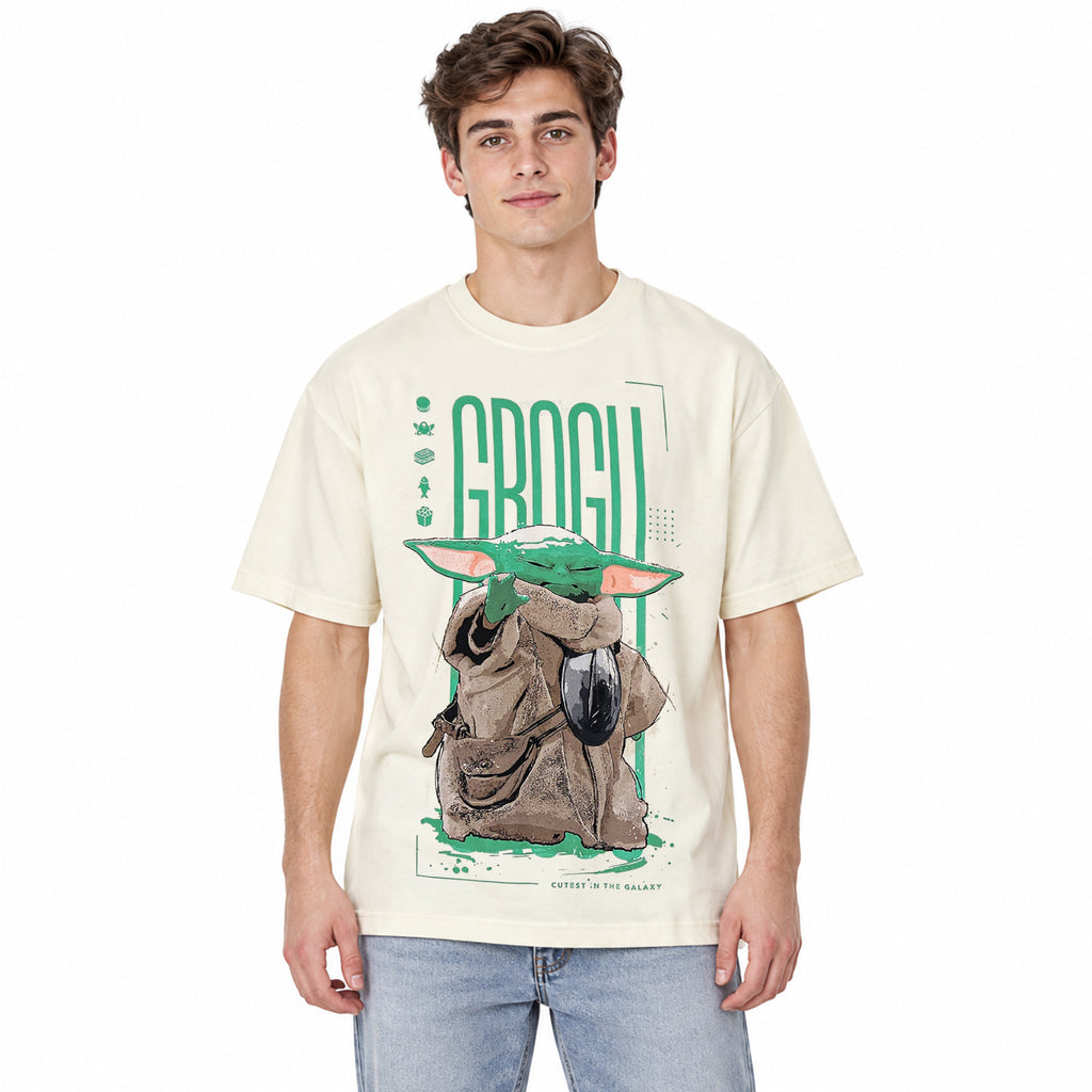 Playera Oversize Fit De Hombre The Child Mascara De Latex®