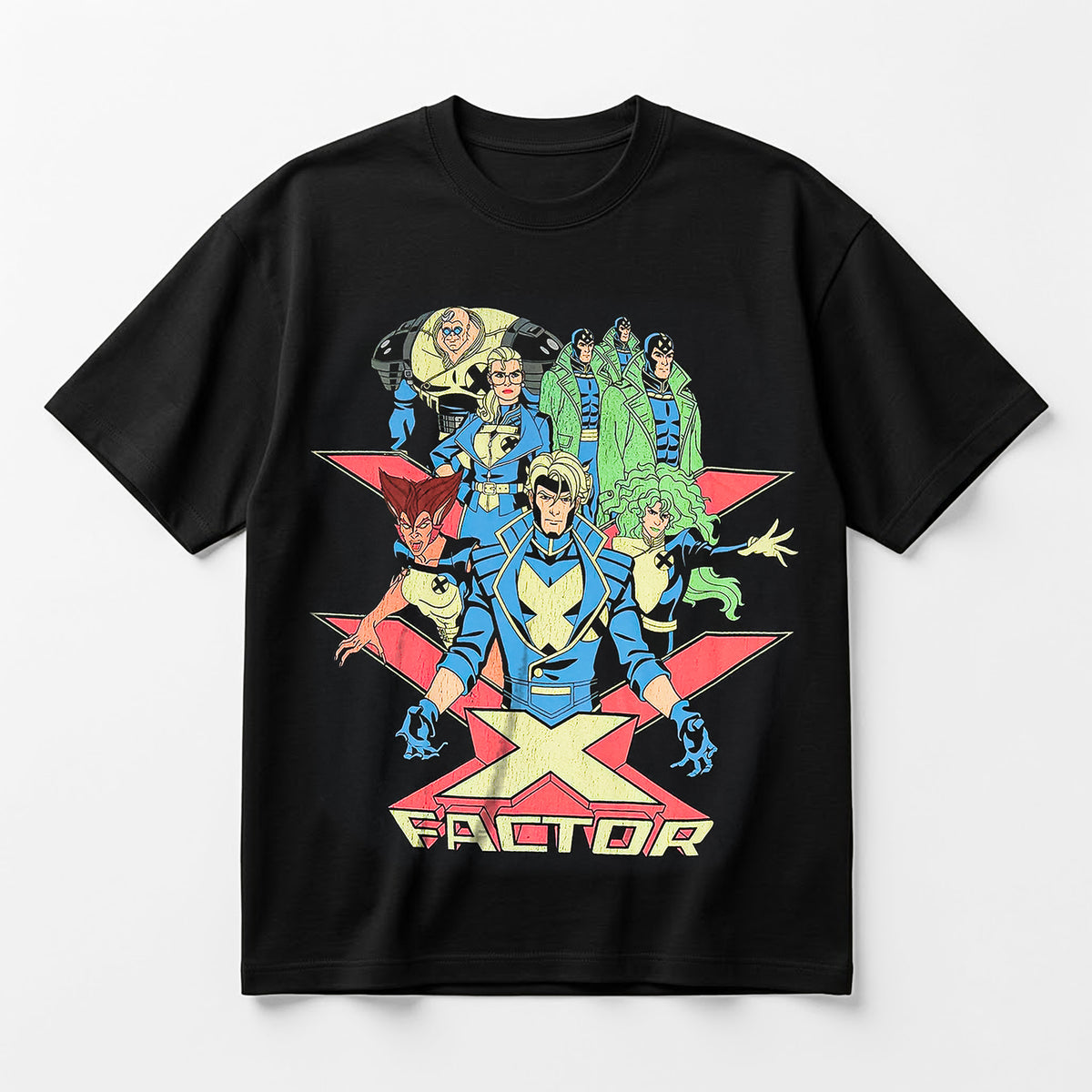 Playera Oversize Fit De Hombre X-factor Mascara De Latex®