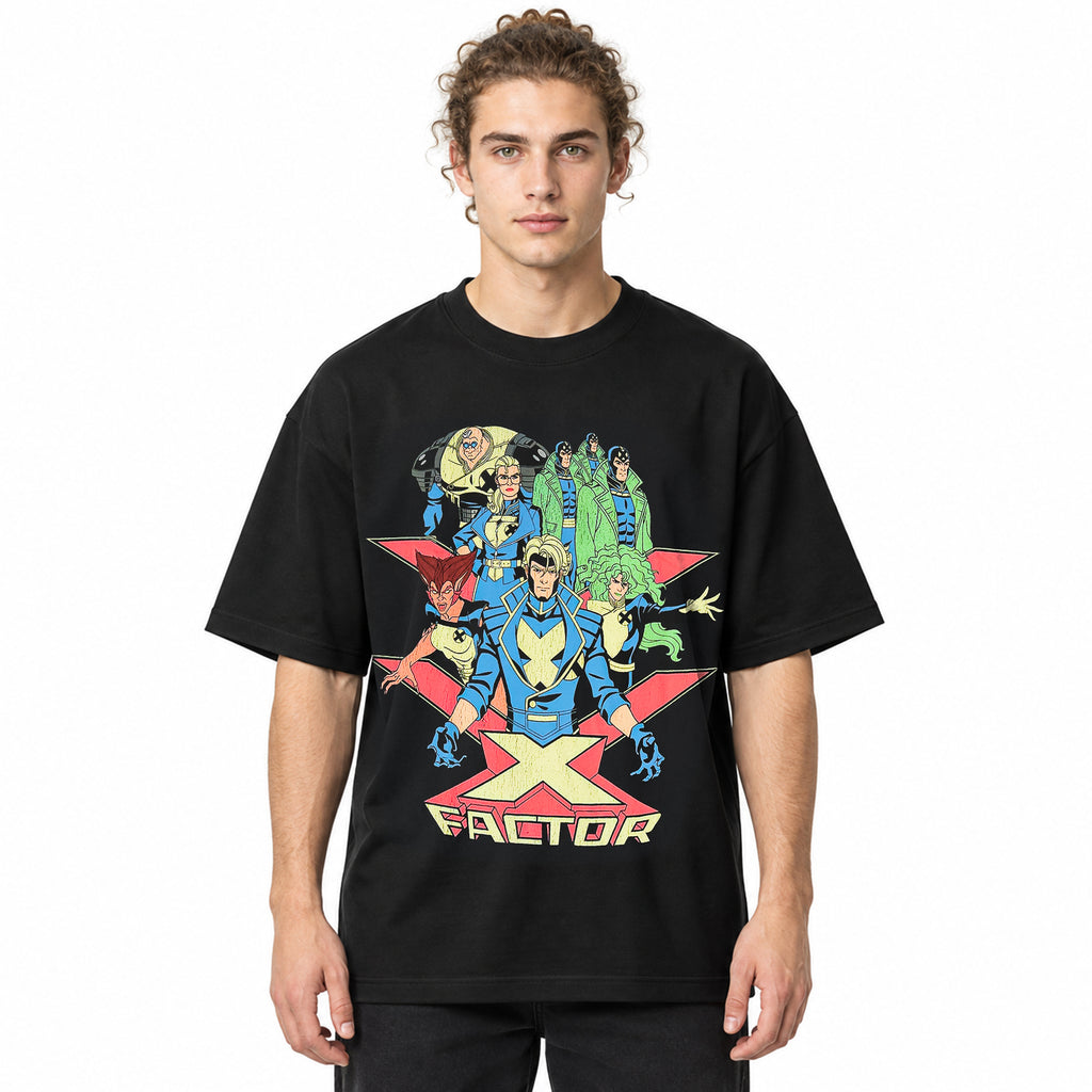 Playera Oversize Fit De Hombre X-factor Mascara De Latex®