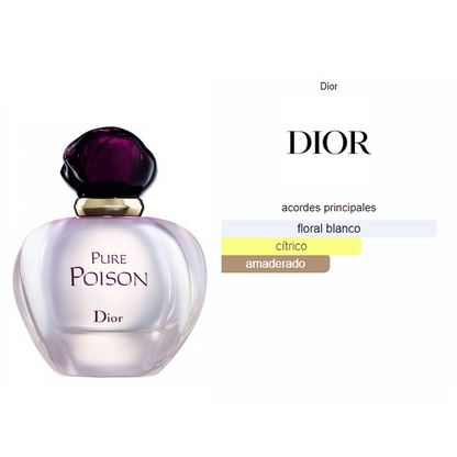 Perfume Pure Poison 100ml Edp Para Mujer Marca Dior®