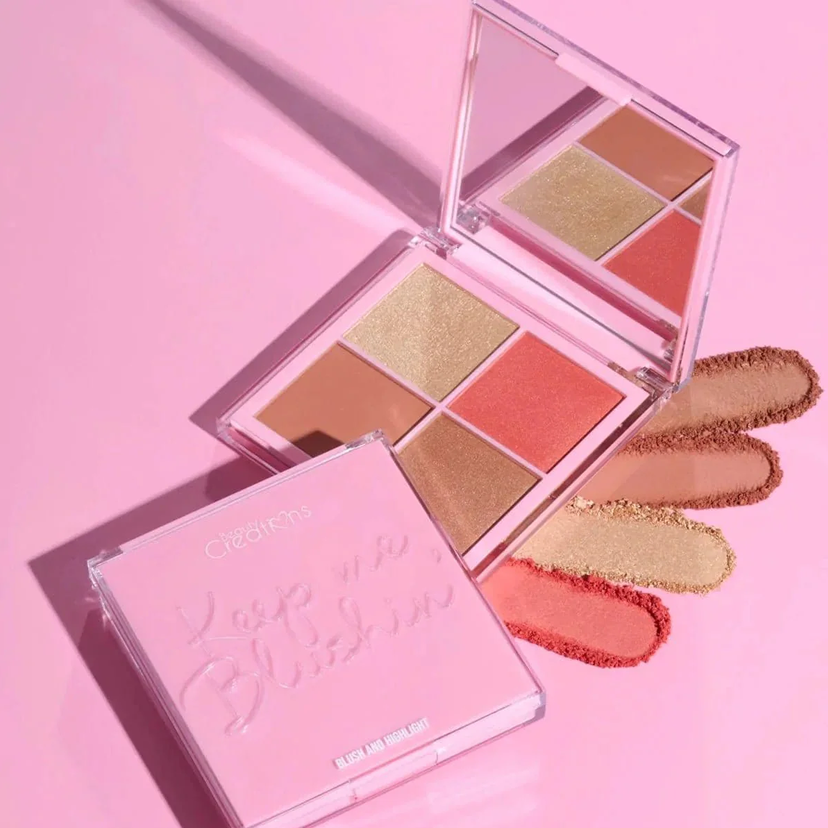 Paleta De Rubores 4 Tonos Keep Me Blushin Night marca Beauty Creations®