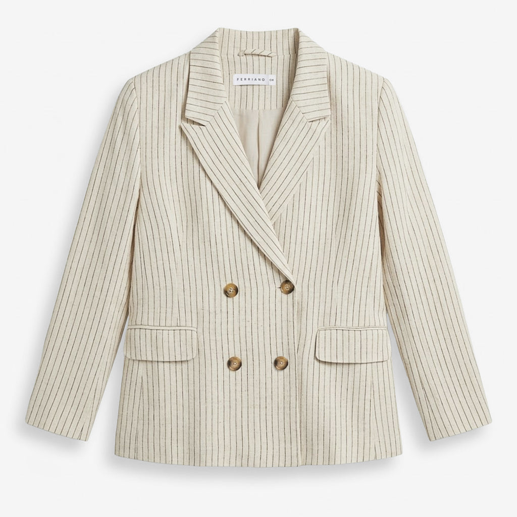 Blazer Saco Formal Para Mujer Mod. Cg00293 Marca Ferriano®