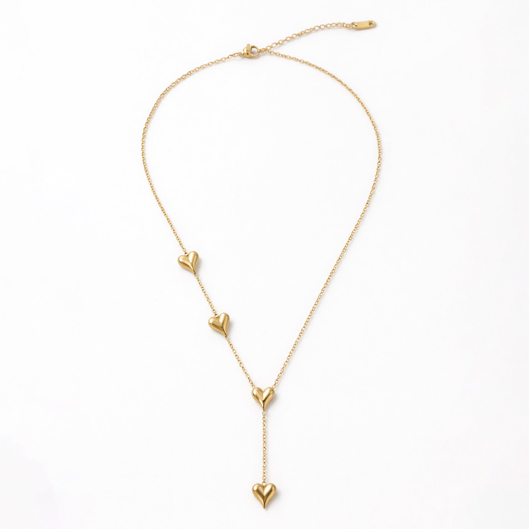 Set Joyería Elegante Para Mujer Collar Y Aretes Corazones