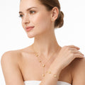Set Joyería Elegante Para Mujer Collar Y Aretes Corazones