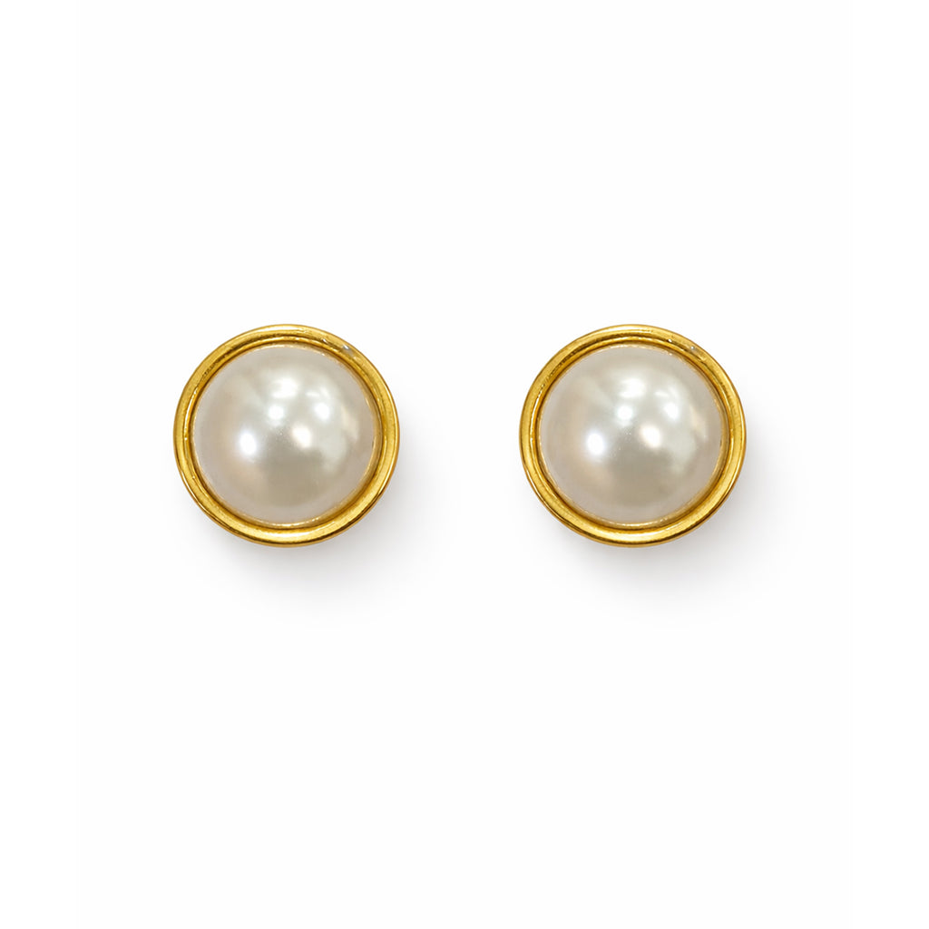Set Joyería Elegante Para Mujer Collar Y Aretes Perlas