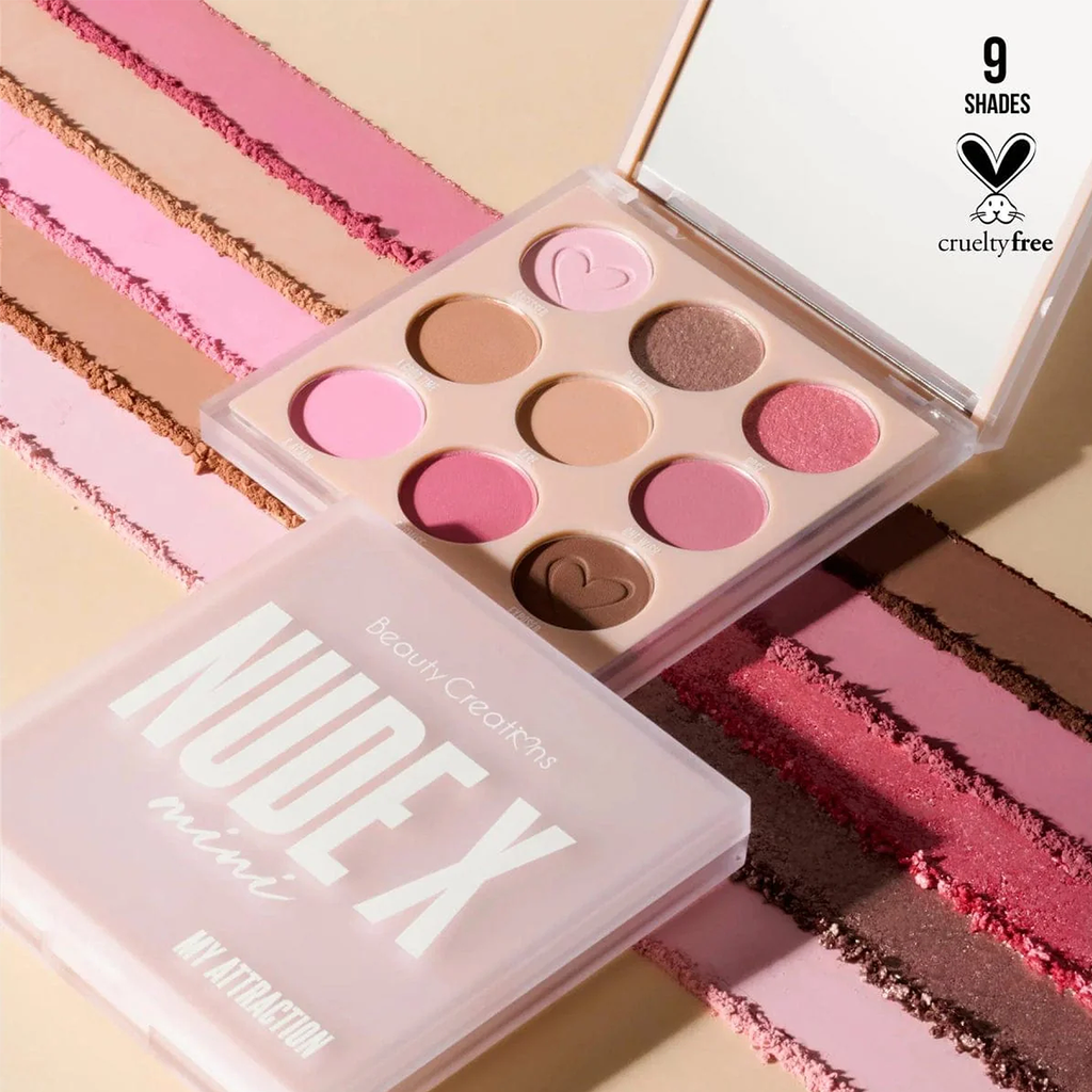 Paleta De Sombras 9 Tonos Nude X My Attraction Marca Beauty Creations®