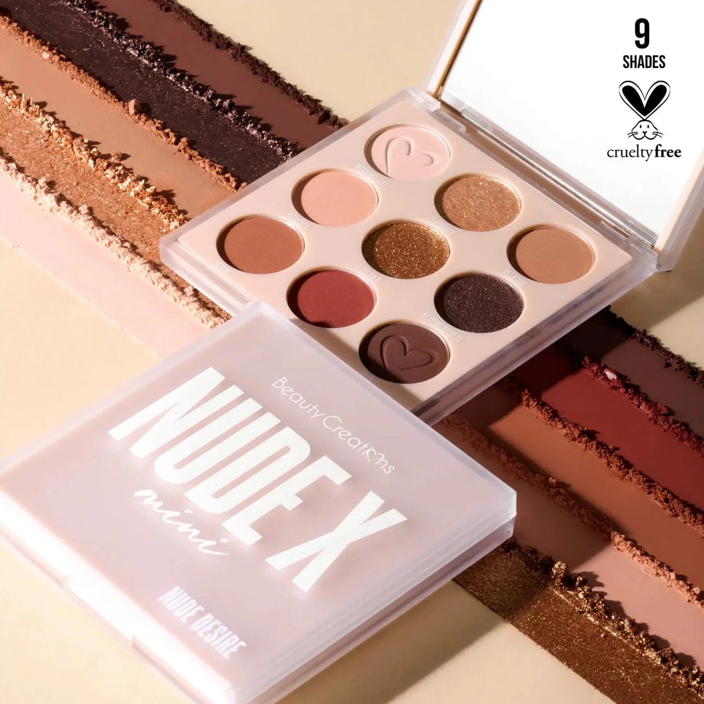 Paleta De Sombras 9 Tonos Nude X Nude Desire Marca Beauty Creations®