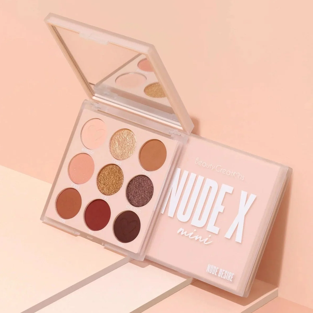 Paleta De Sombras 9 Tonos Nude X Nude Desire Marca Beauty Creations®