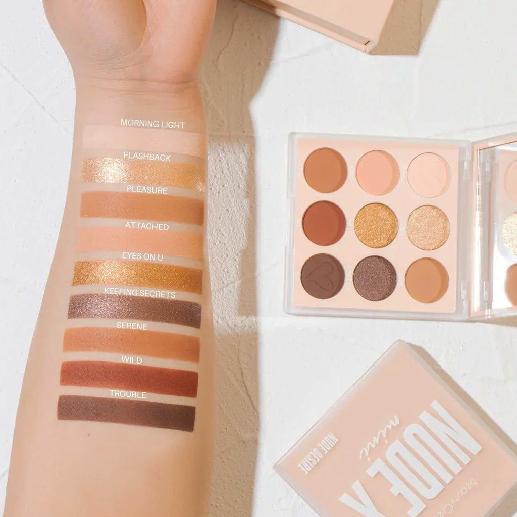 Paleta De Sombras 9 Tonos Nude X Nude Desire Marca Beauty Creations®