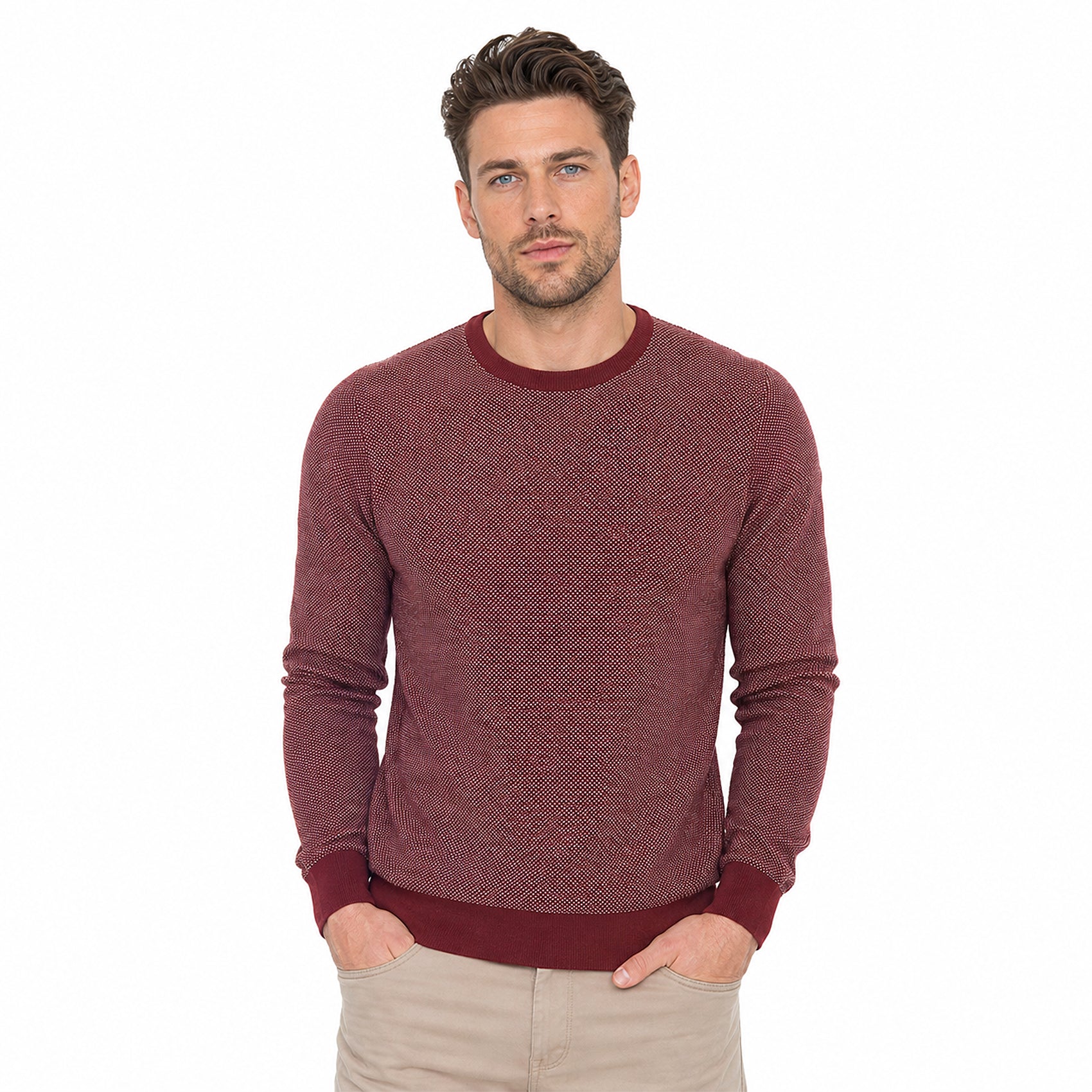 Sueter De Hombre Manga Larga Mod.221-5003al Marca Losan®