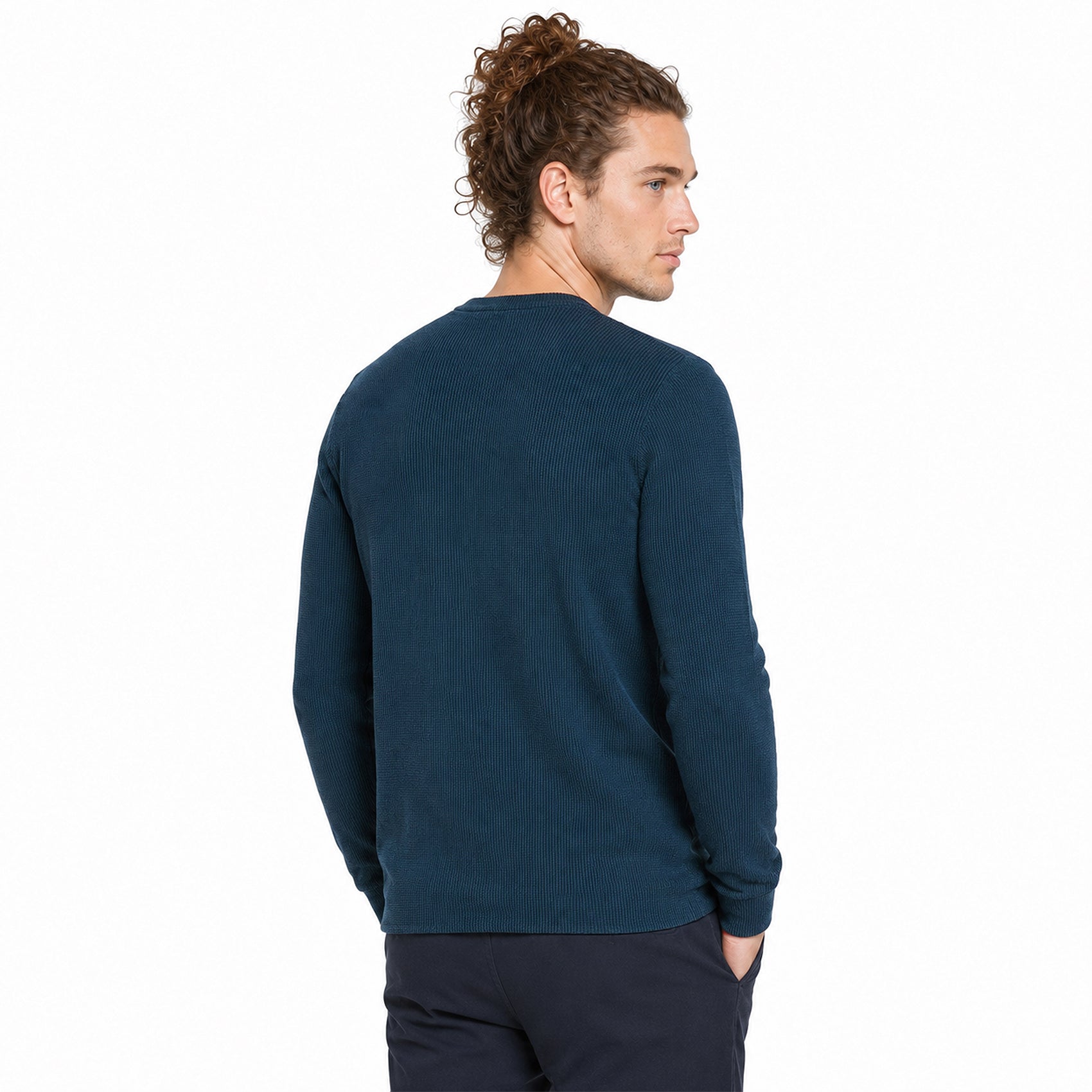 Sueter De Punto Para Hombrea Mod.22k-5022al Marca Losan®