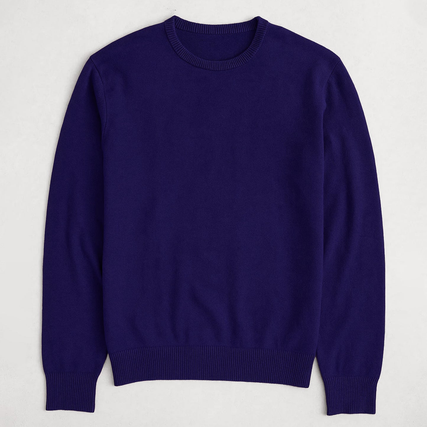 Suéter Para Hombre Básico De Punto Fino Marino E55301 Marca Bobois®