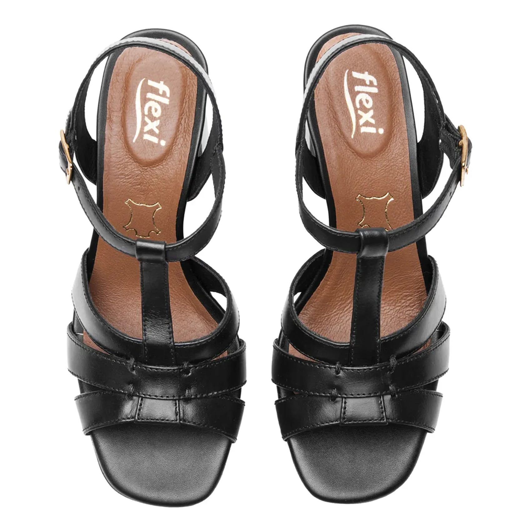 Sandalia Tacón Alto Para Mujer Mod.134401 Marca Flexi®