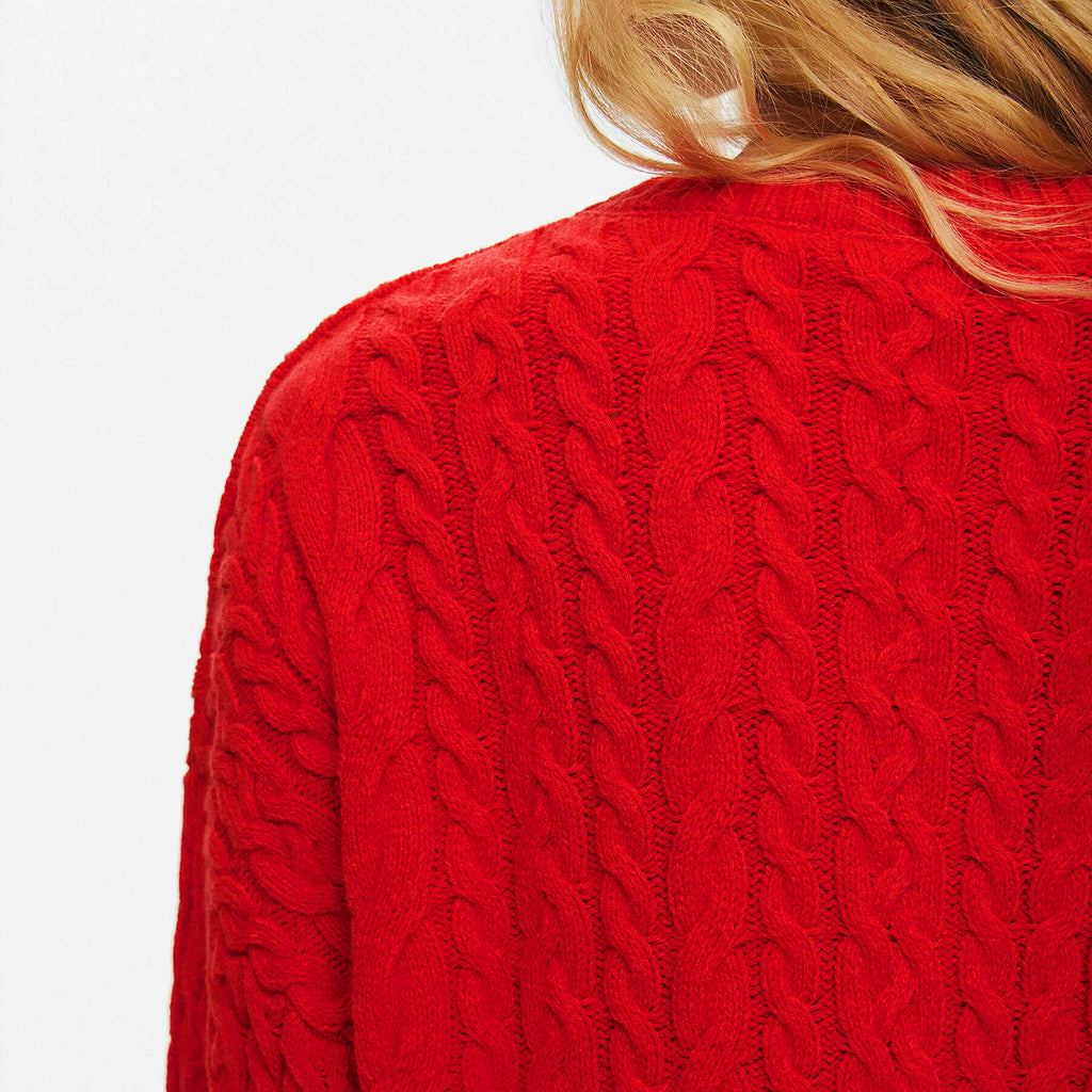 Sweater Juvenil De Punto Con Relieve De Dama Marca Desigual®