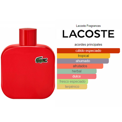 Perfume L.12.12 Rouge Energetic 100ml Edt Hombre Lacoste®