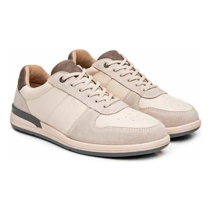 Tenis Casual Para Hombre Mod.419801 Beige Marca Flexi®