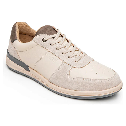 Tenis Casual Para Hombre Mod.419801 Beige Marca Flexi®