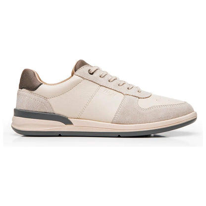 Tenis Casual Para Hombre Mod.419801 Beige Marca Flexi®