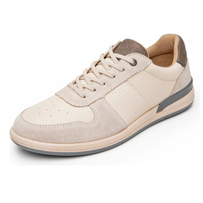 Tenis Casual Para Hombre Mod.419801 Beige Marca Flexi®
