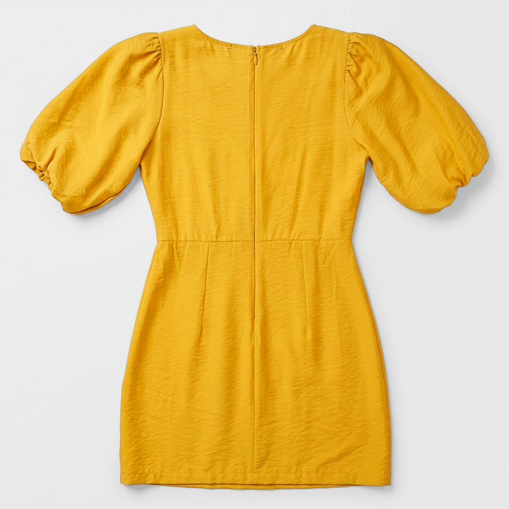 Vestido Para Mujer Mangas Cortas Abullonadas Mod.56734 Stop®
