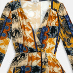 Vestido Largo Estampado Floral Bohemio S53117 Marca Bobois®