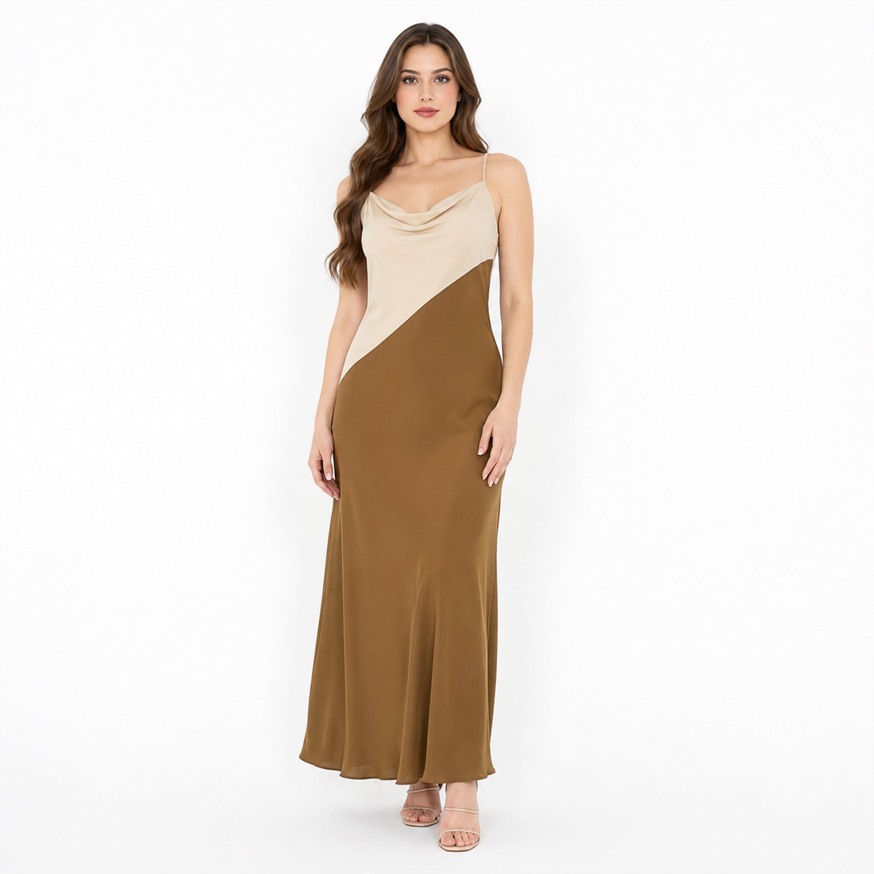 Vestido Largo Para Mujer Mod. Ve01642 Marca Ferriano®